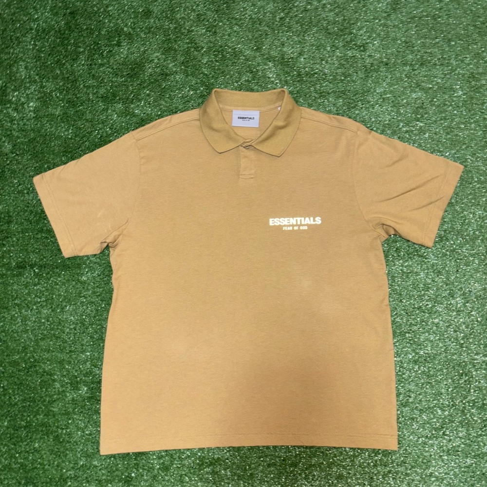 FOG Essentials Short Sleeve Polo Shirt  ‘Amber’